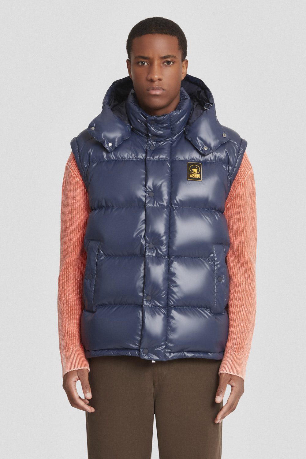 ciesse-outdoor-piumini-daunenjacke-blau-kapuze-rmel-abnehmbar image 5
