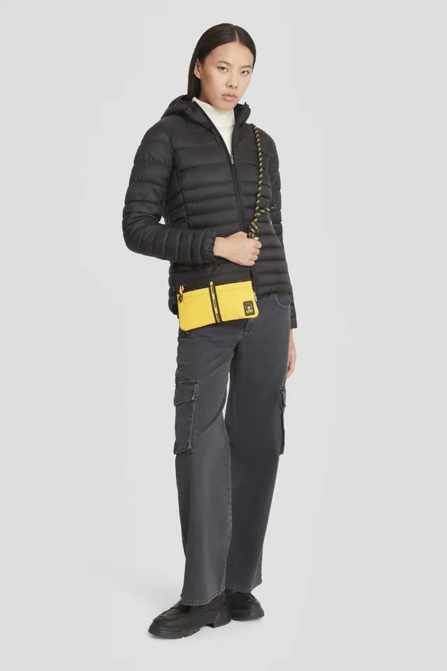 ciesse-piumini-winterjacke-kurz-schwarz-recycelt-mit-kapuze image 1
