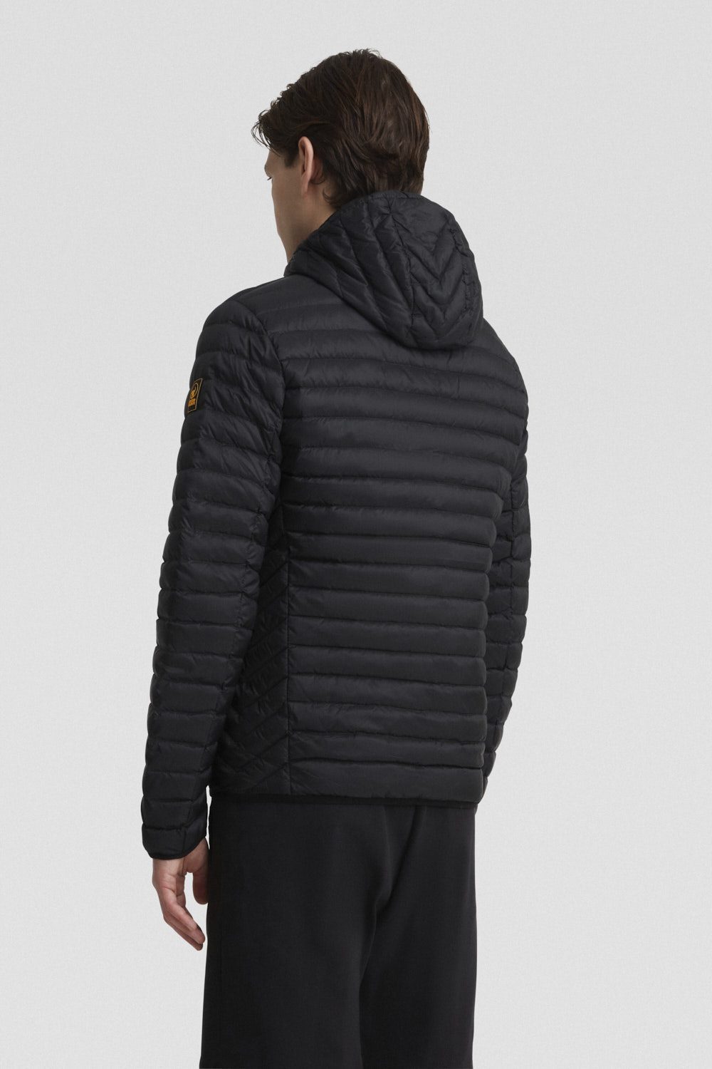ciesse-outdoor-daunenjacke-herren-schwarz-kapuze-echt-daune image 4