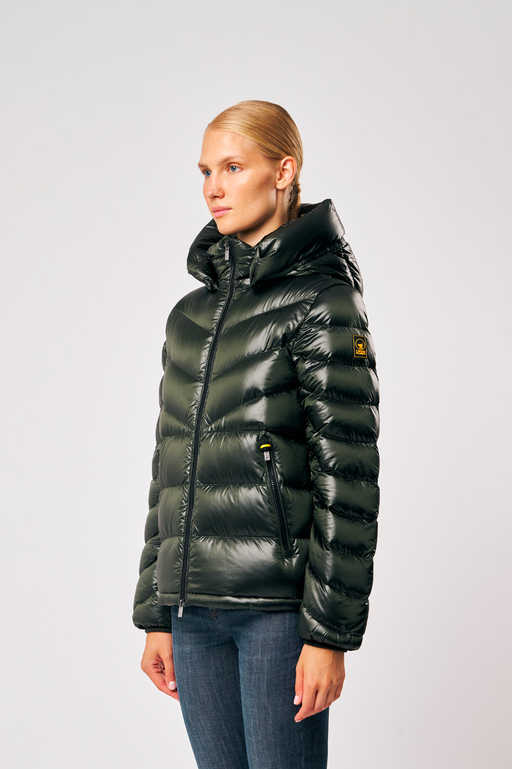ciesse-outdoor-heidi-daunenjacke-damen-militarygr-n-kapuze image 1