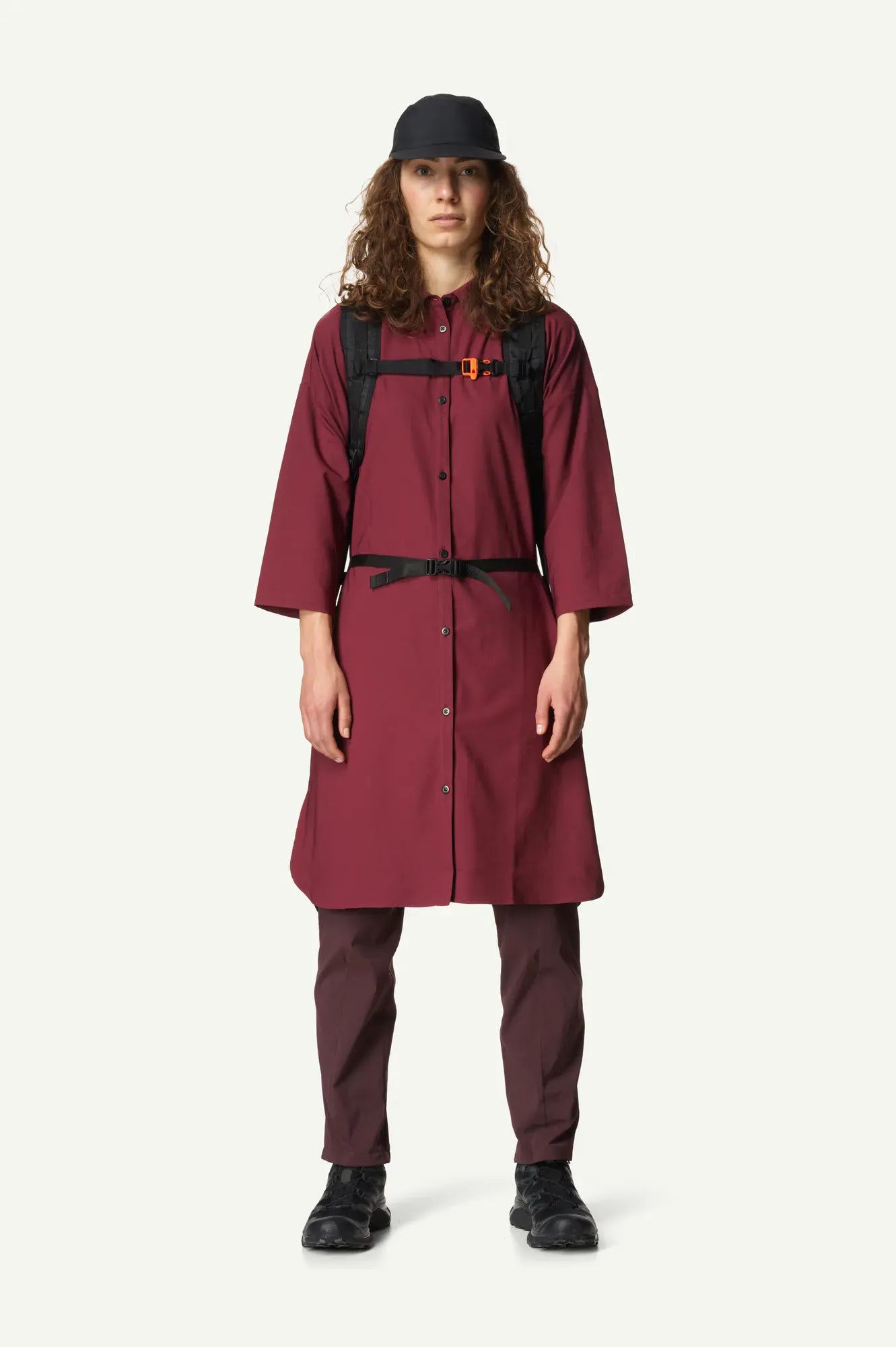 houdini-route-shirt-dress-kleid-damen-purple-up-leicht-recycelt image 7