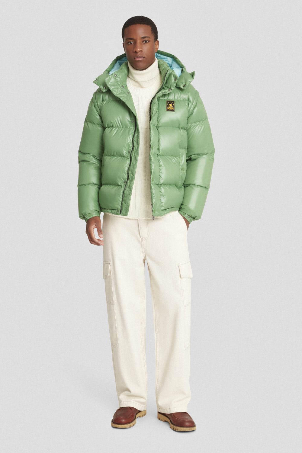 ciesse-outdoor-piumini-daunenjacke-gr-n-kapuze-rmel-abnehmbar image 1