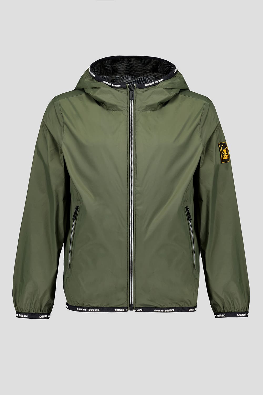 ciesse-windjacke-gr-n-unisex-mit-kapuze-wasserdicht-2 image 1