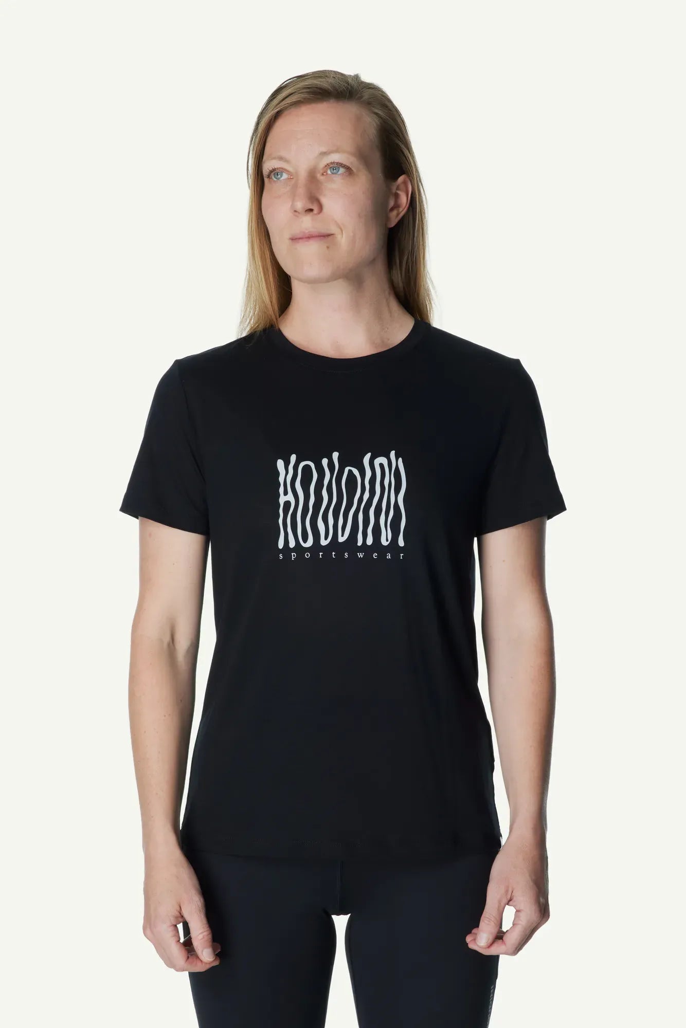 houdini-tree-message-tee-damen-t-shirt-true-black-tencel image 6