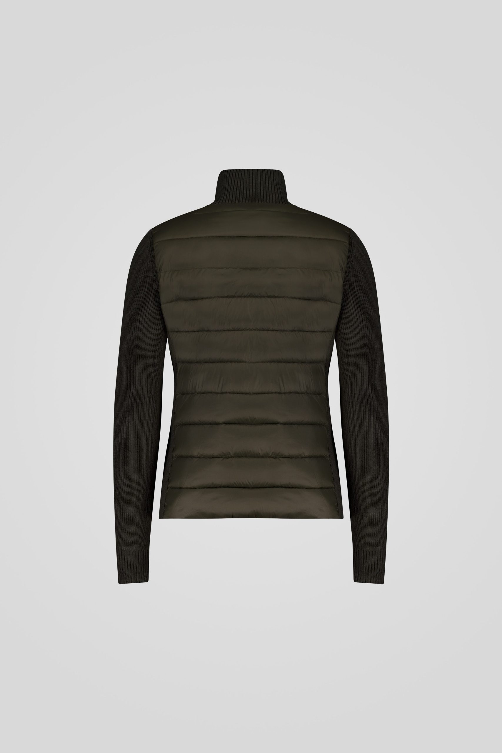 ciesse-outdoor-herren-leichtjacke-oliv-mit-strick-rmeln-slim-fit image 6