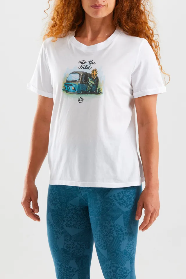e9-wild-damen-t-shirt-white-009-bio-baumwolle image 1