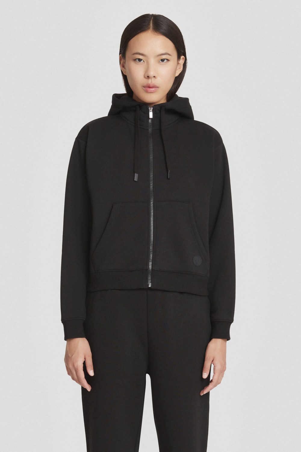 ciesse-outdoor-hoodie-schwarz-mit-rei-verschluss image 1