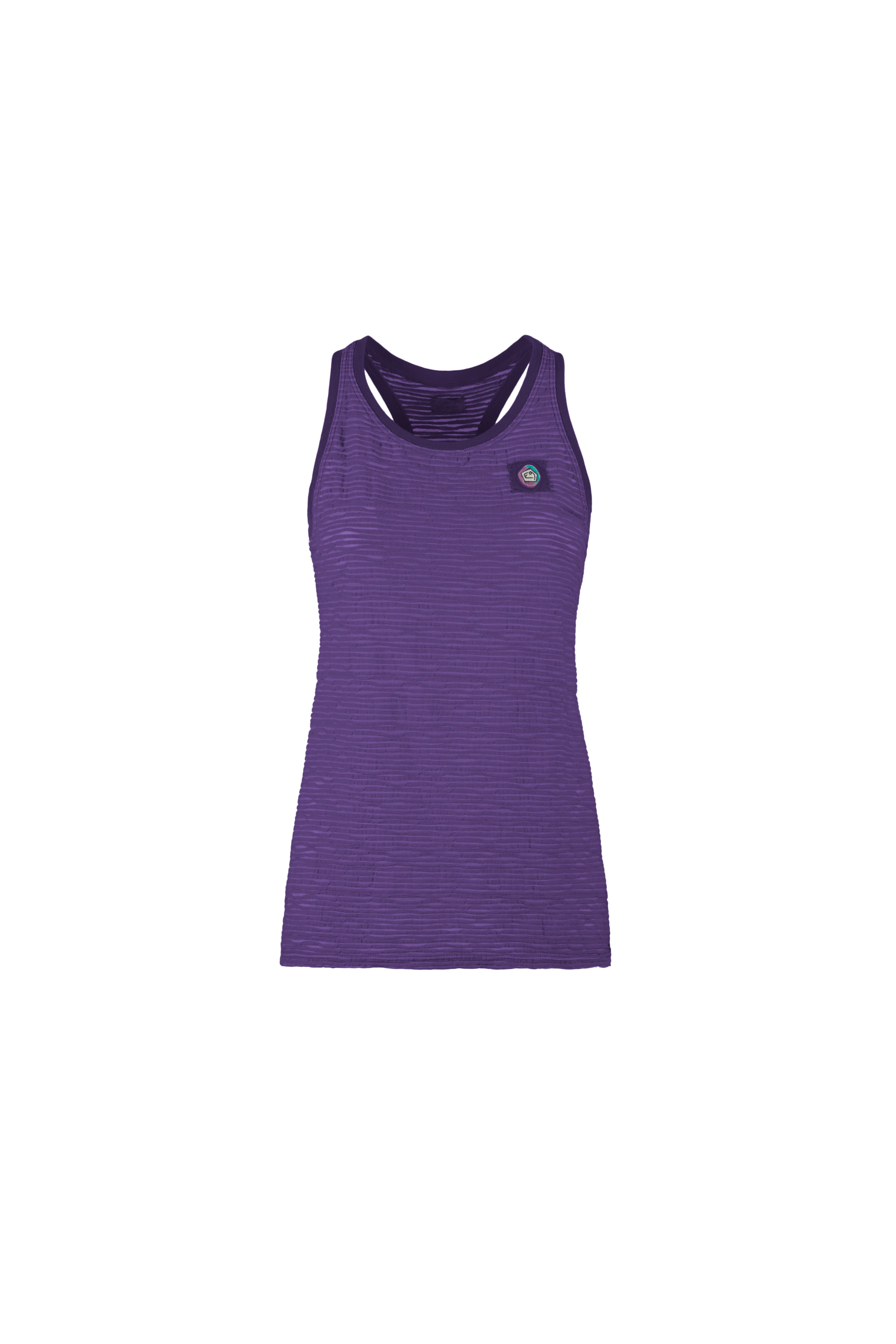 e9-milvia-tank-top-damen-grape-slim-fit-baumwolle image 7