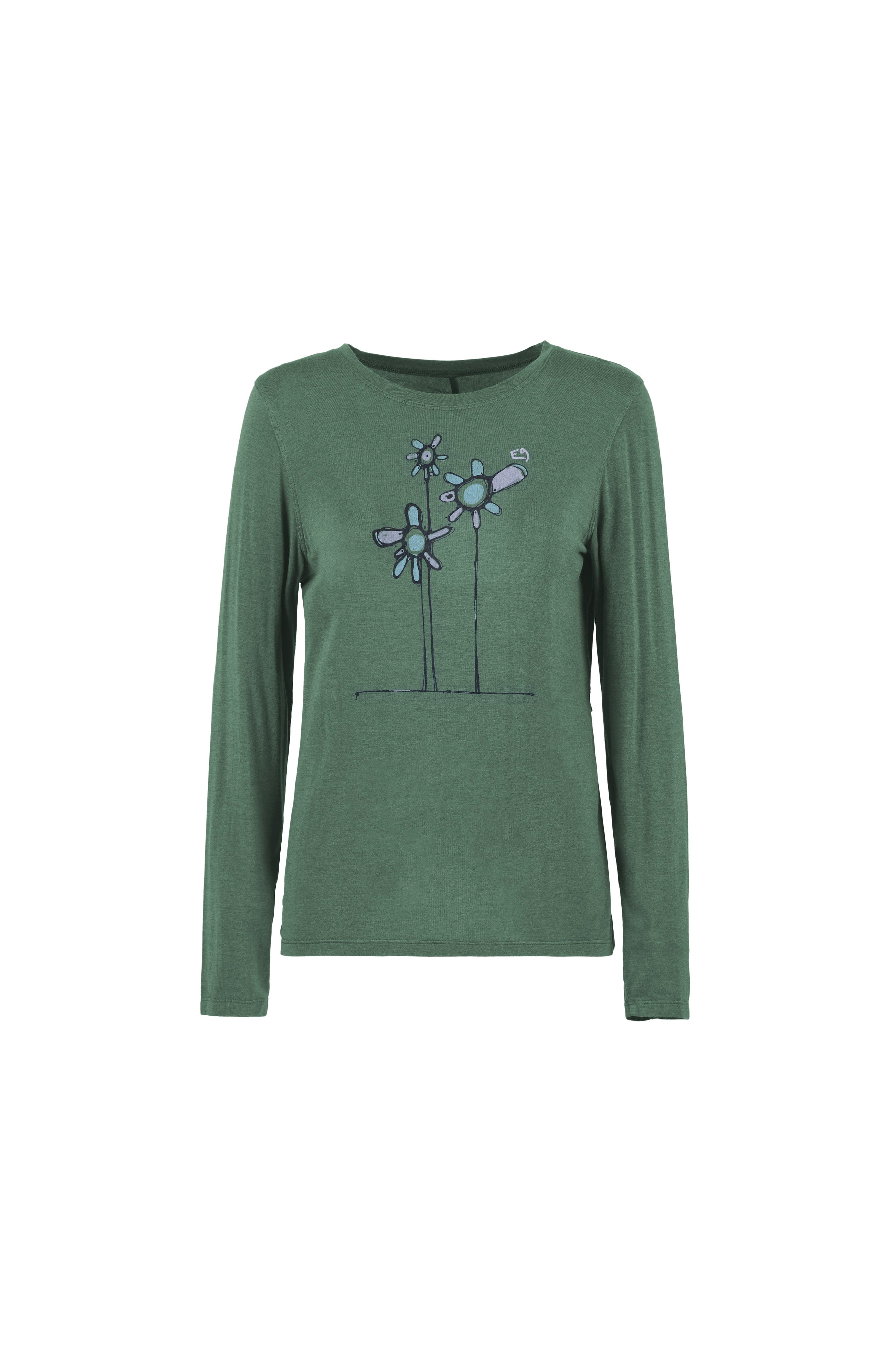 e9-marika-langarmshirt-agave-slim-fit-modal image 7