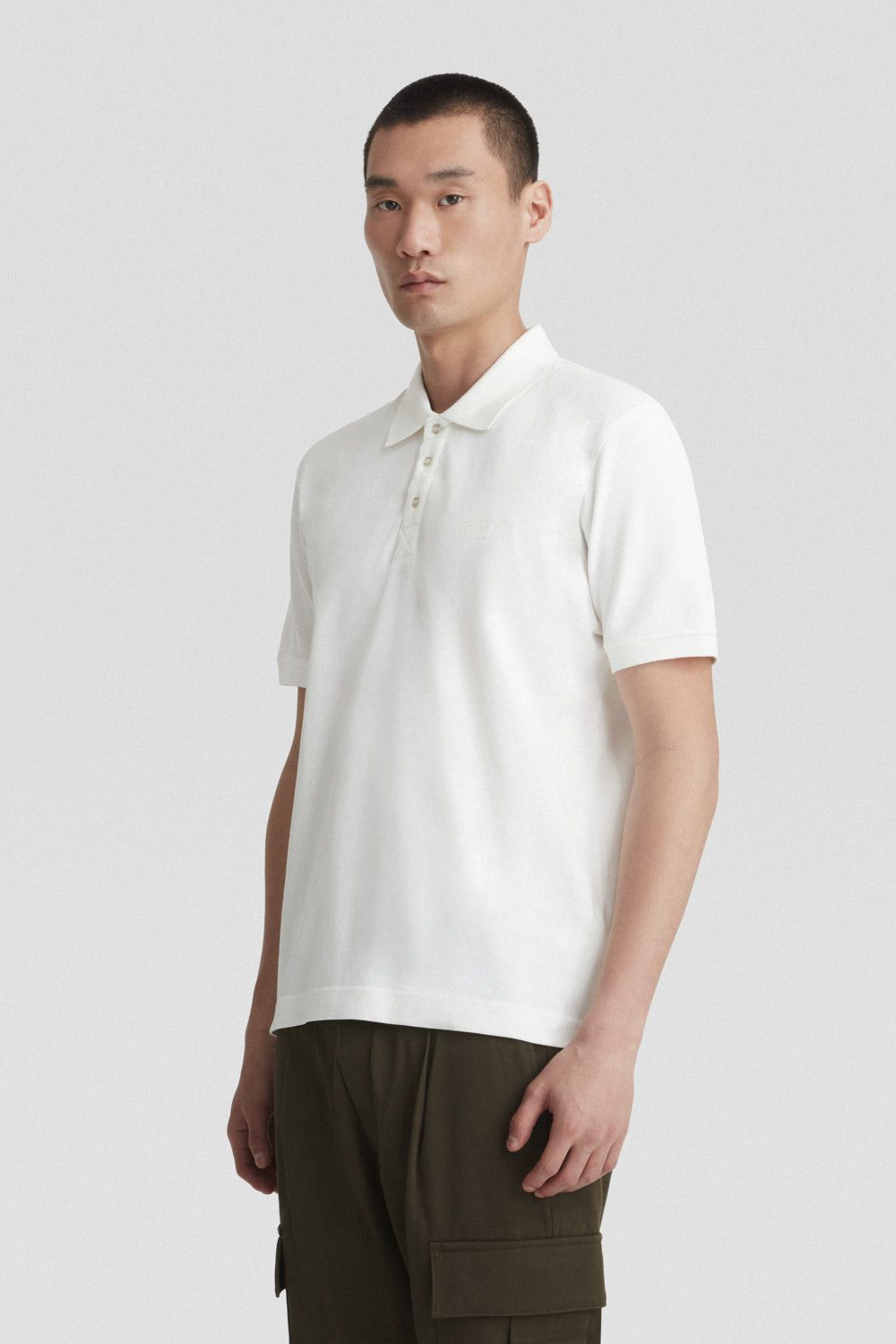 ciesse-outdoor-polo-jersey-stretch-weiss-aus-baumwolle image 2