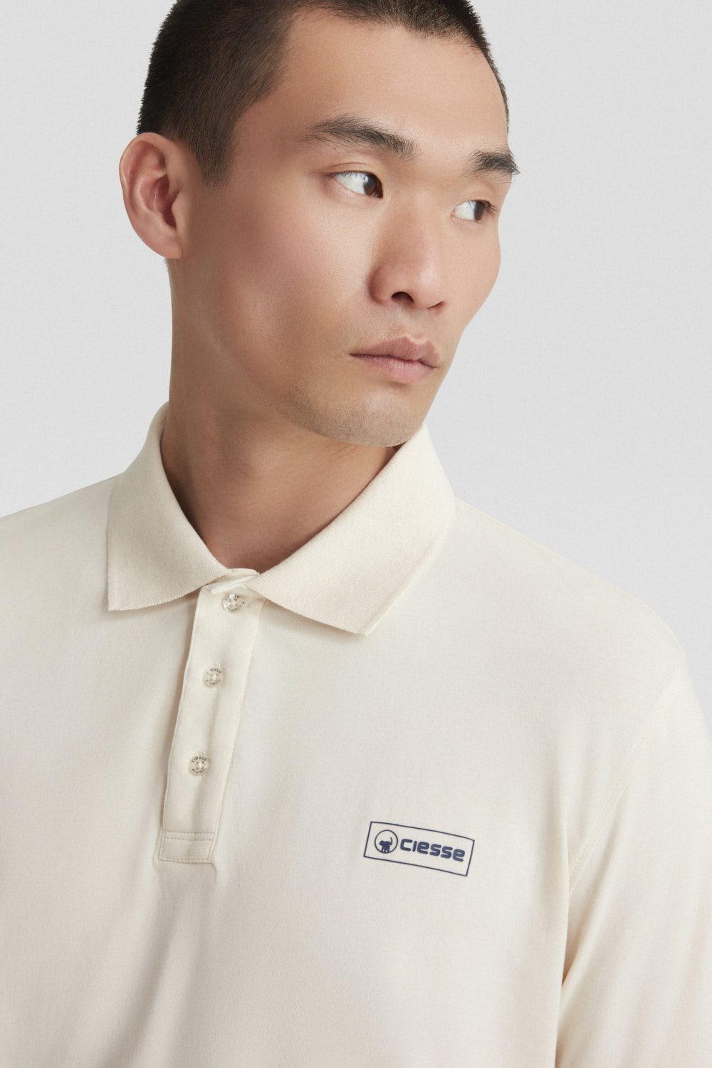 ciesse-t-shirt-e-polo-polo-beige-stretch-baumwolle-regular image 6