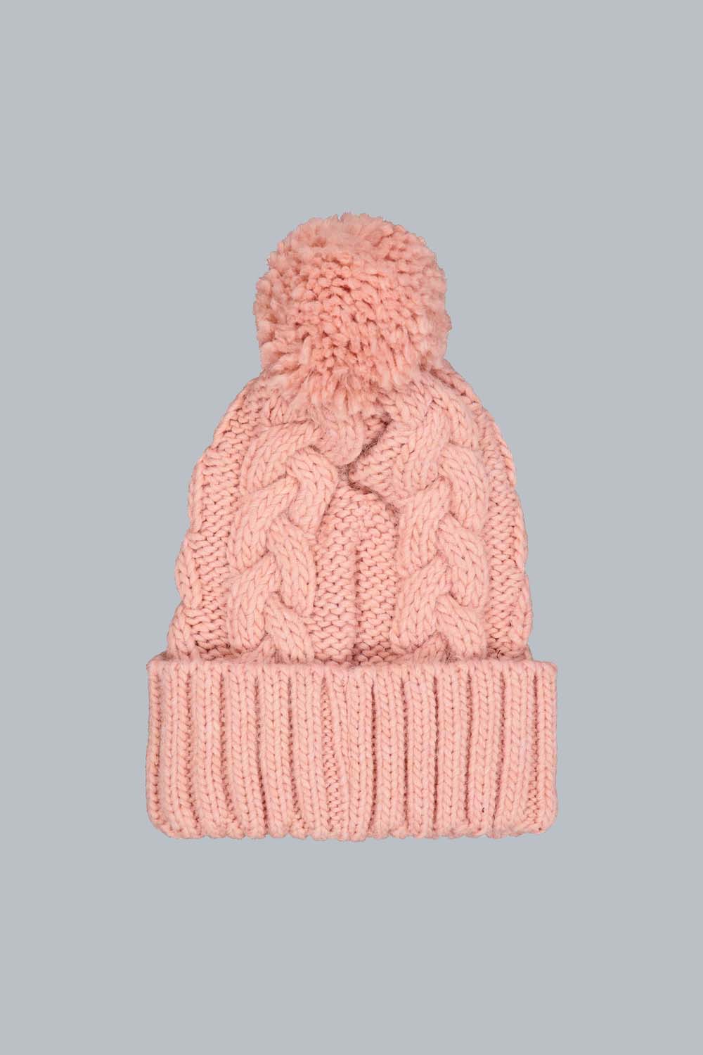 ciesse-outdoor-scilly-zopfmutze-rosa-mit-bommel image 2