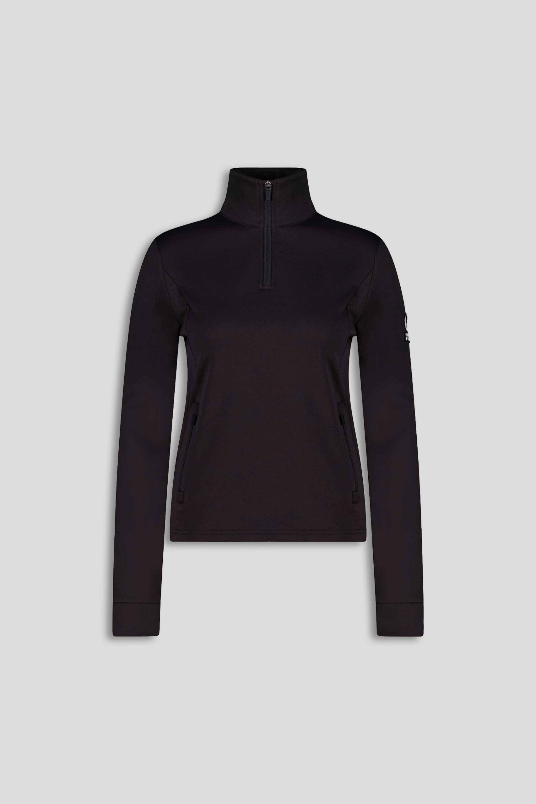 ciesse-outdoor-veny-midlayer-fleecepulli-schwarz-zip-3-4 image 1