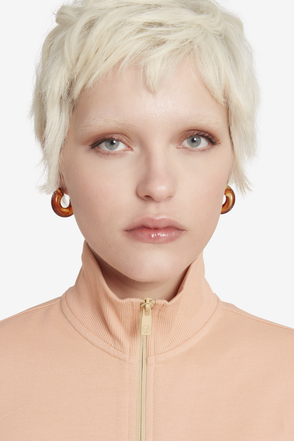 ciesse-outdoor-raquel-sweatshirt-rosa-stehkragen-baumwolle image 3