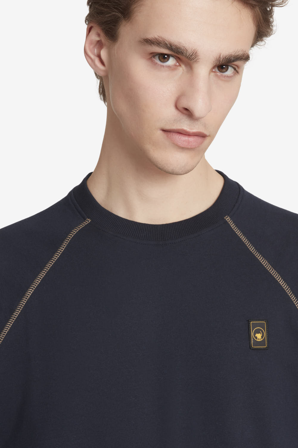 ciesse-flea-4-0-sweatshirt-dunkelblau-baumwolle-herren image 3