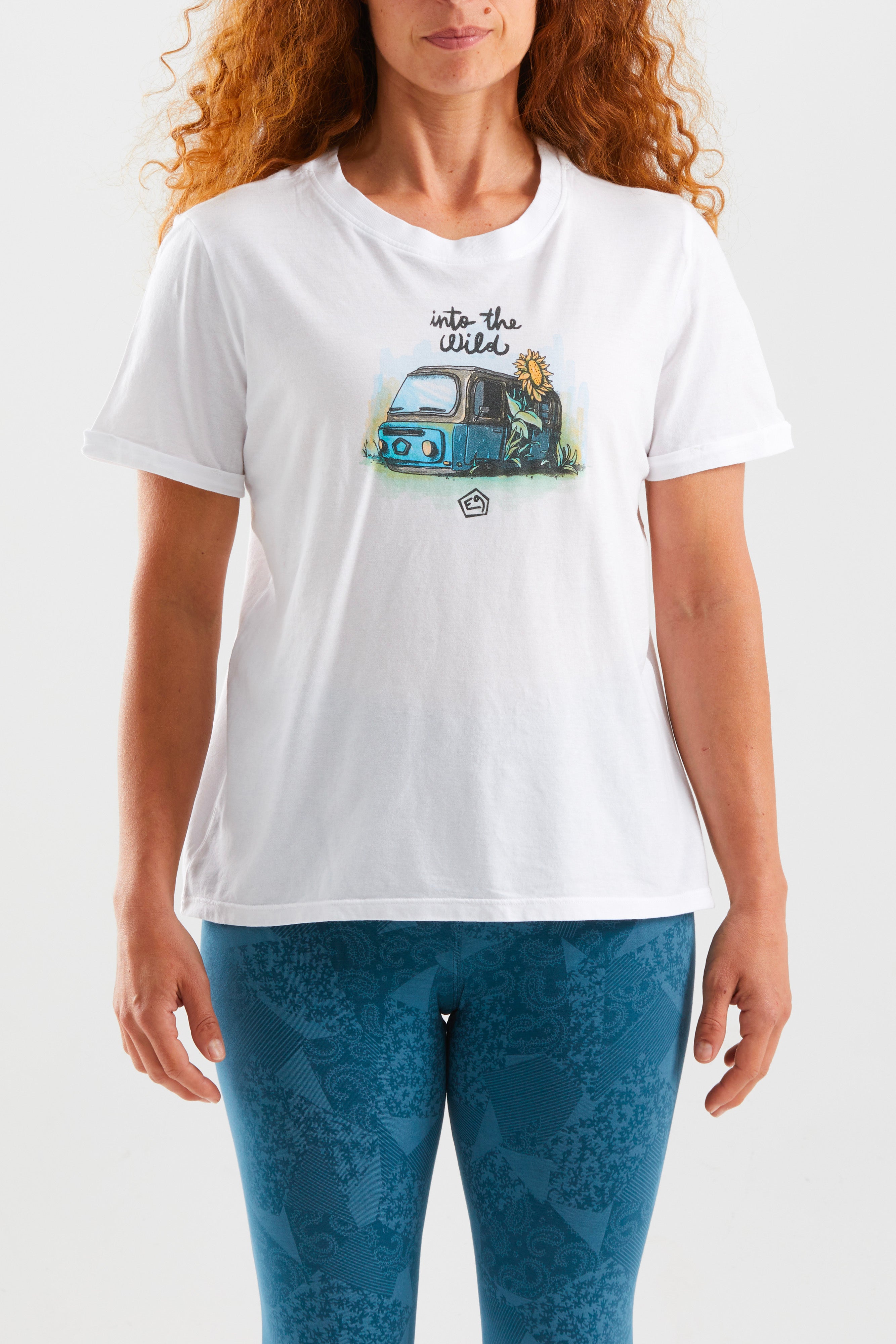 e9-wild-damen-t-shirt-white-009-bio-baumwolle image 2