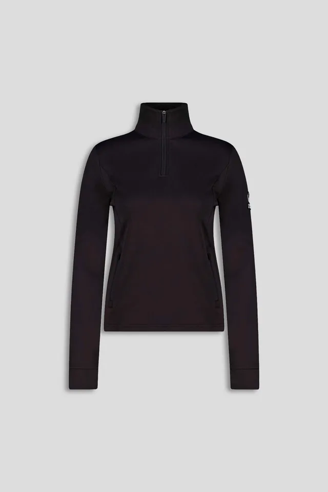 ciesse-outdoor-veny-midlayer-fleecepulli-schwarz-zip-3-4 image 1