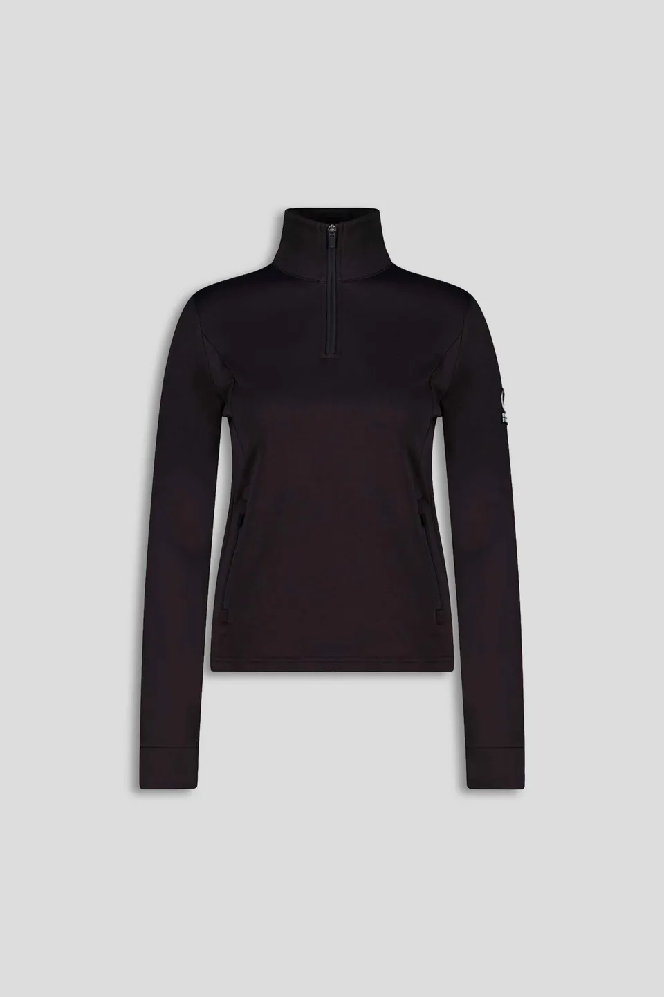 ciesse-outdoor-veny-midlayer-fleecepulli-schwarz-zip-3-4 image 1