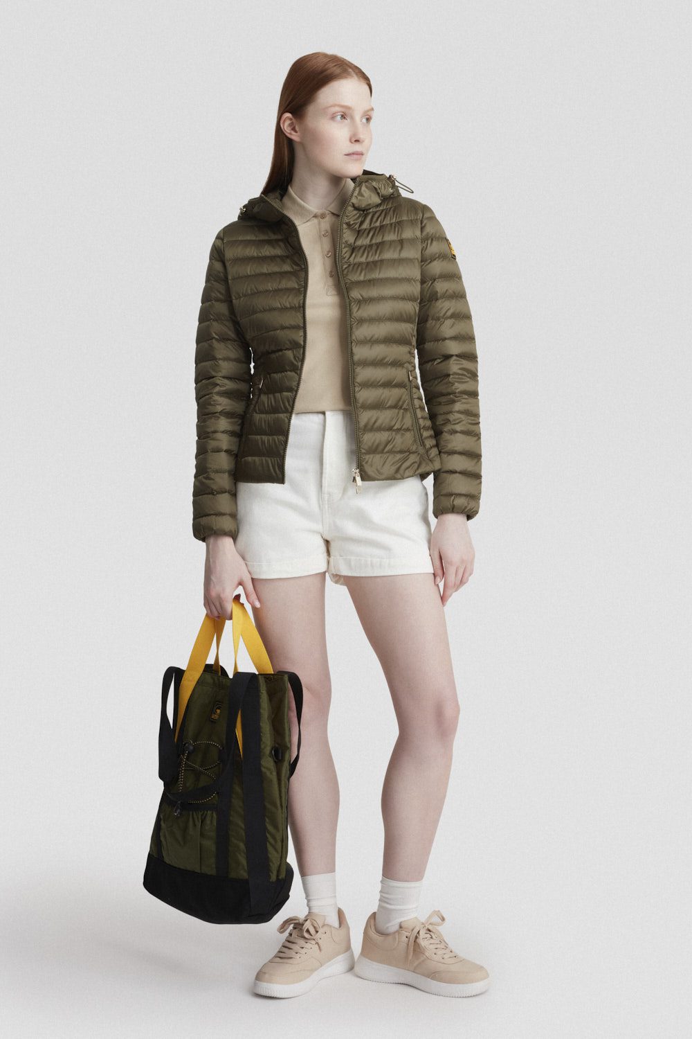ciesse-outdoor-daunenjacke-military-gr-n-kapuze-echte-daune image 1