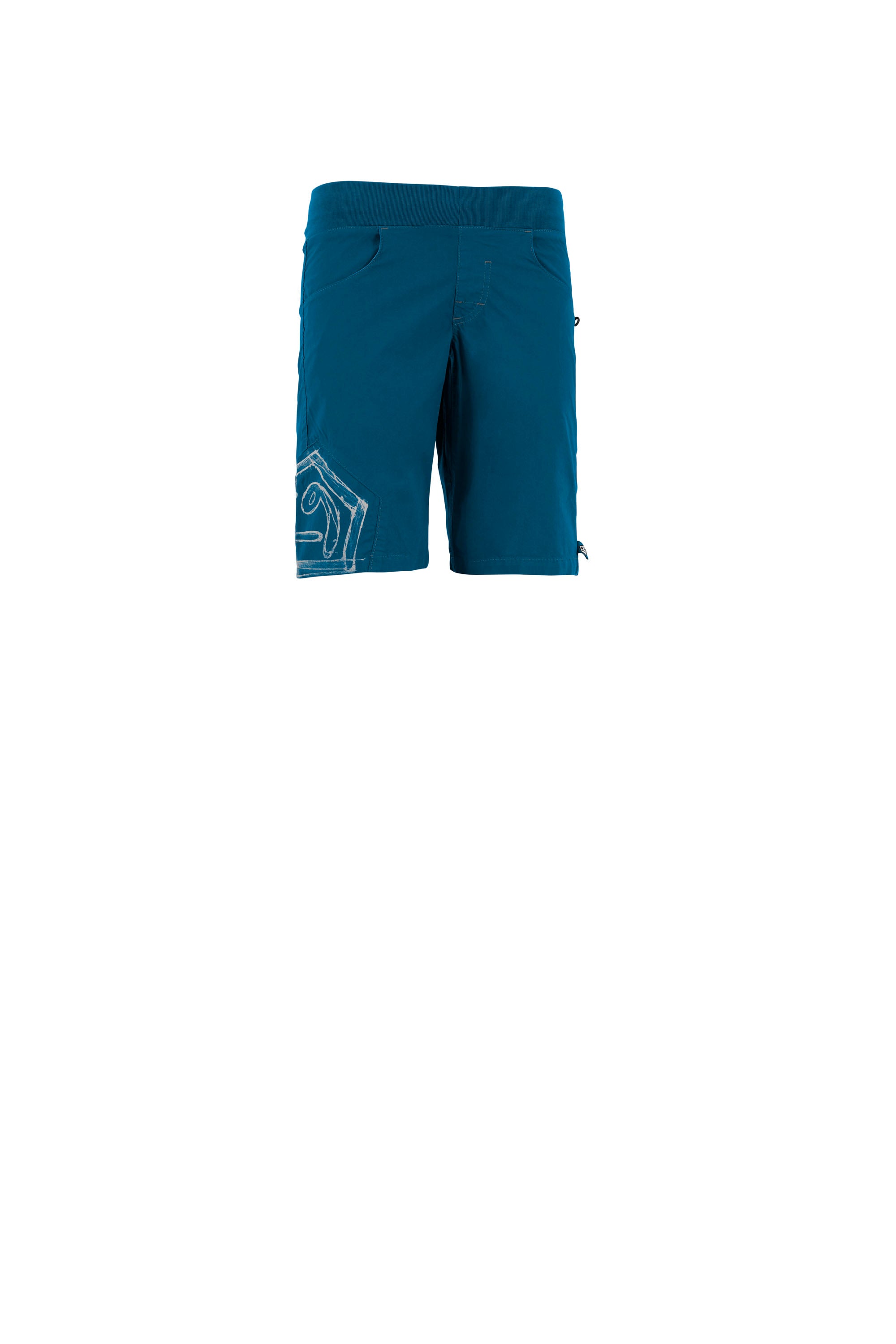 e9-b-pentago2-kinder-shorts-deep-blue-bio-baumwolle image 7