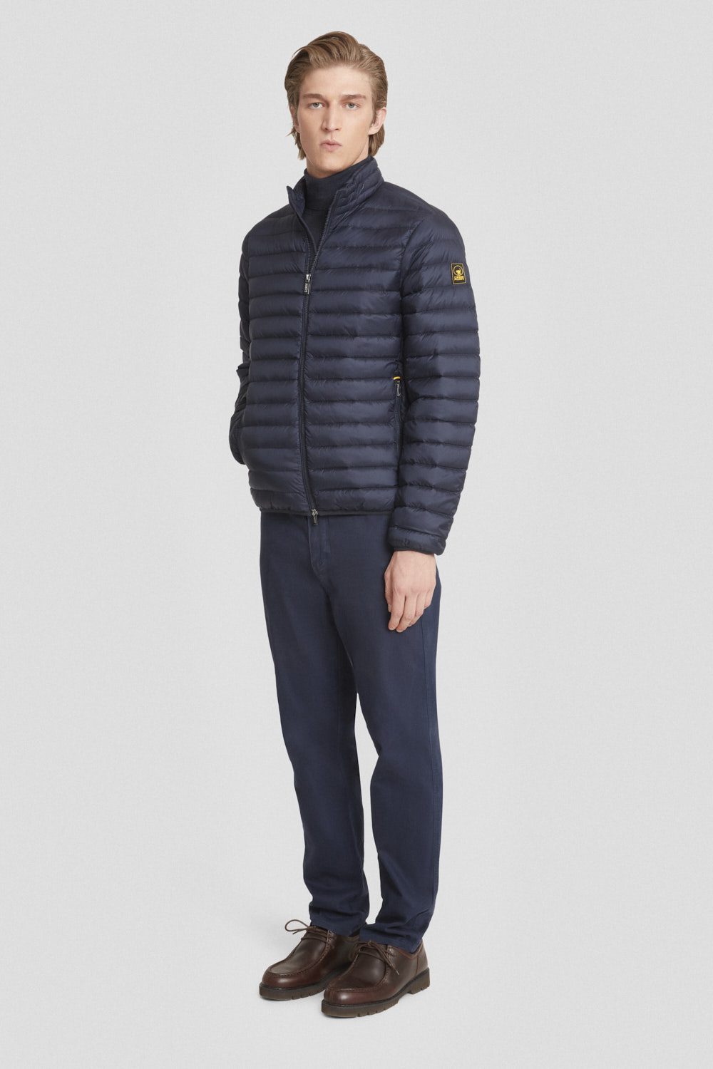 ciesse-outdoor-daunenjacke-herren-blau-ohne-kapuze-800-fill image 2