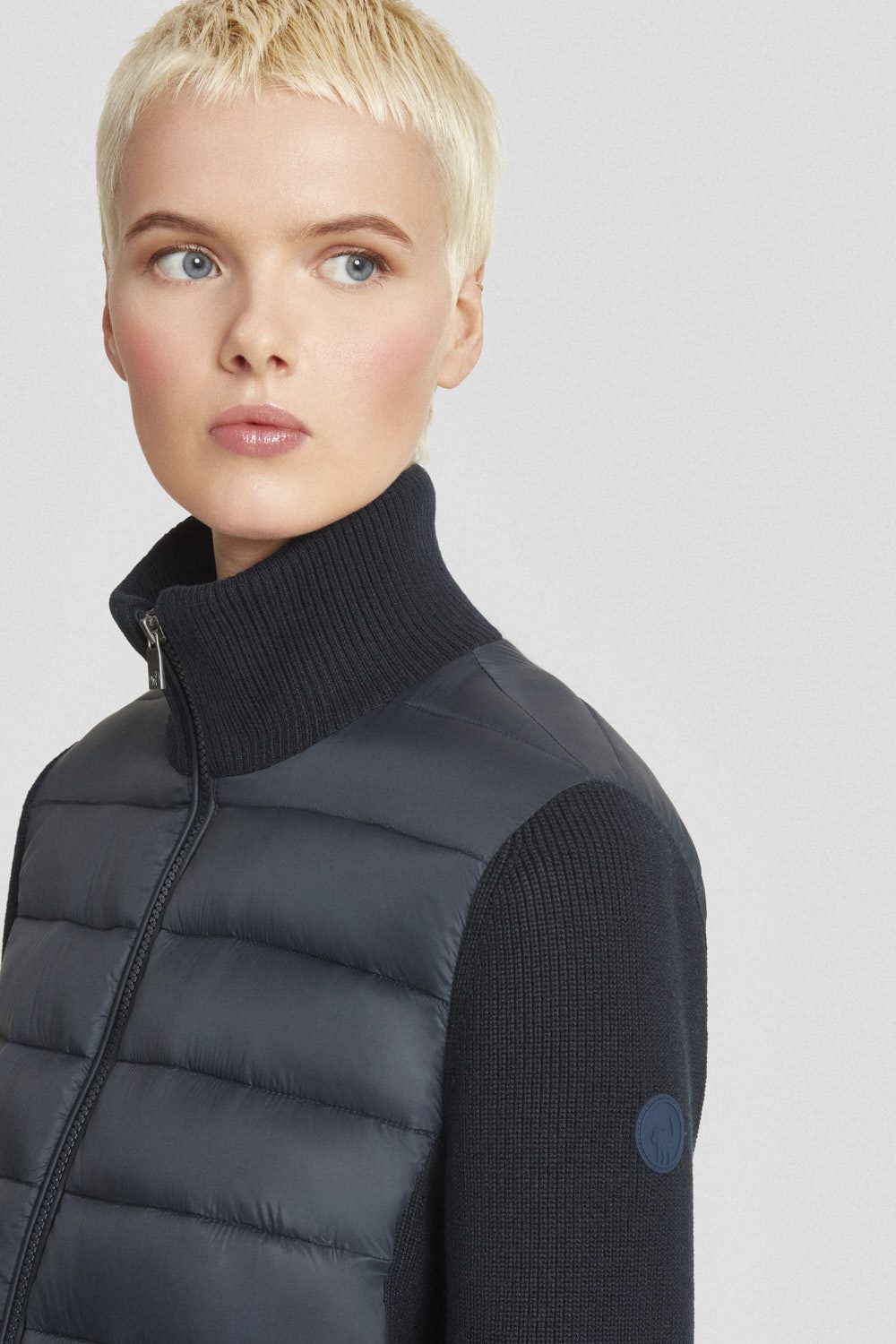 ciesse-outdoor-giacche-leggere-jacke-blau-mit-strick-rmeln image 3