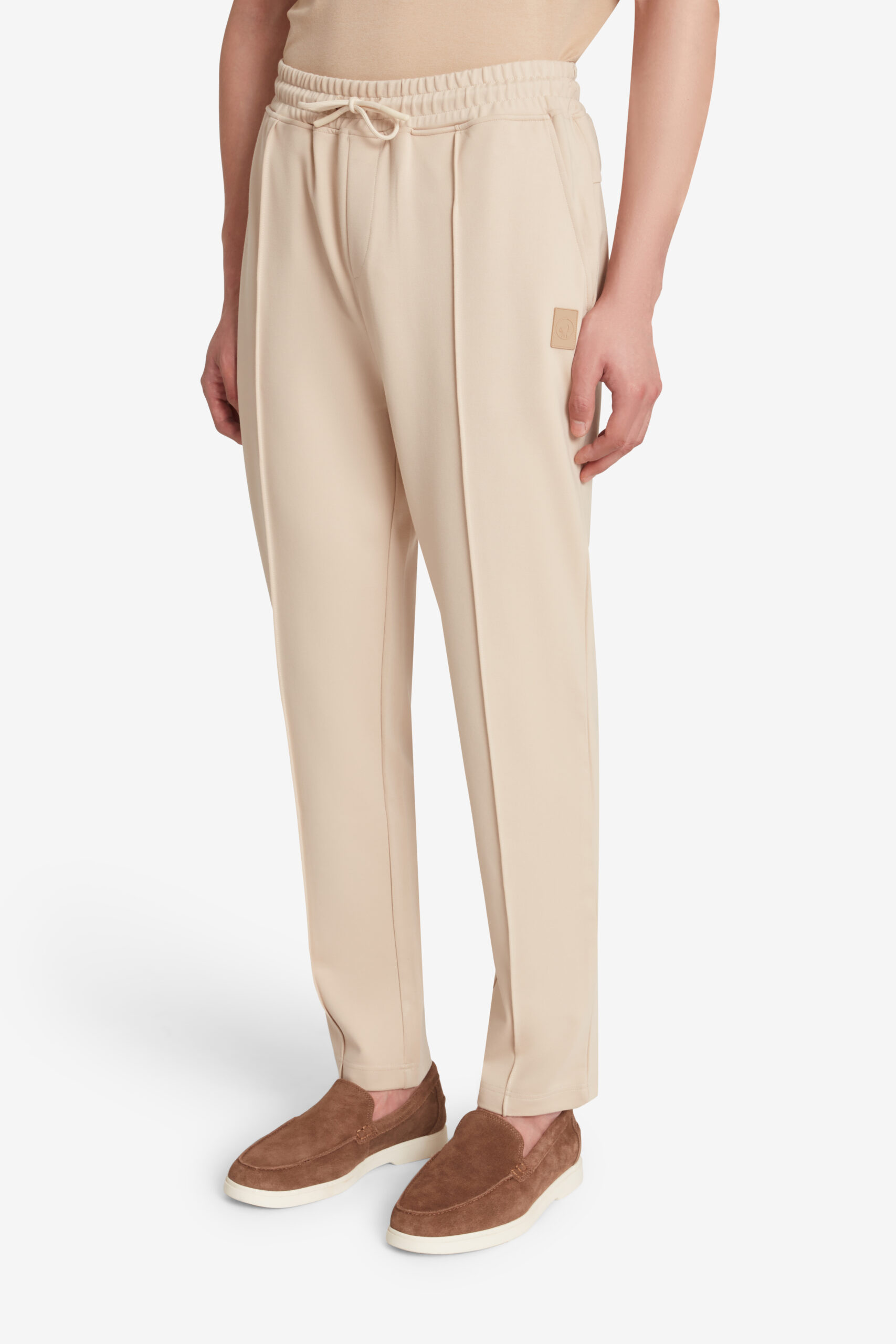 ciesse-olimpo-jogginghose-beige-herren-interlock-mit-kordel image 2