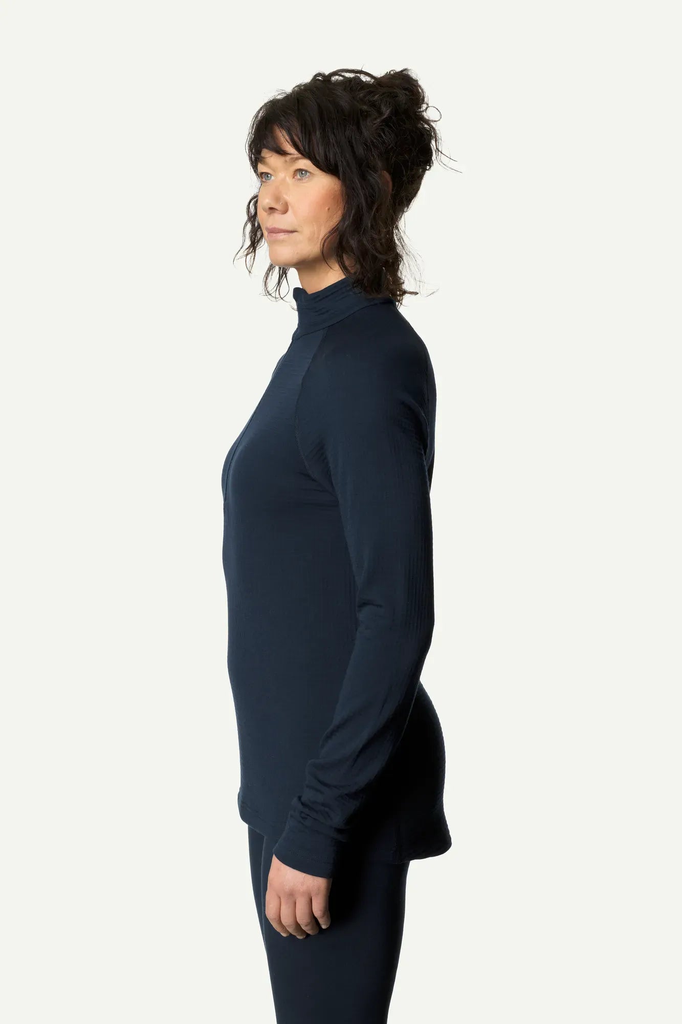 houdini-desoli-thermal-half-zip-damen-midlayer-true-black image 3