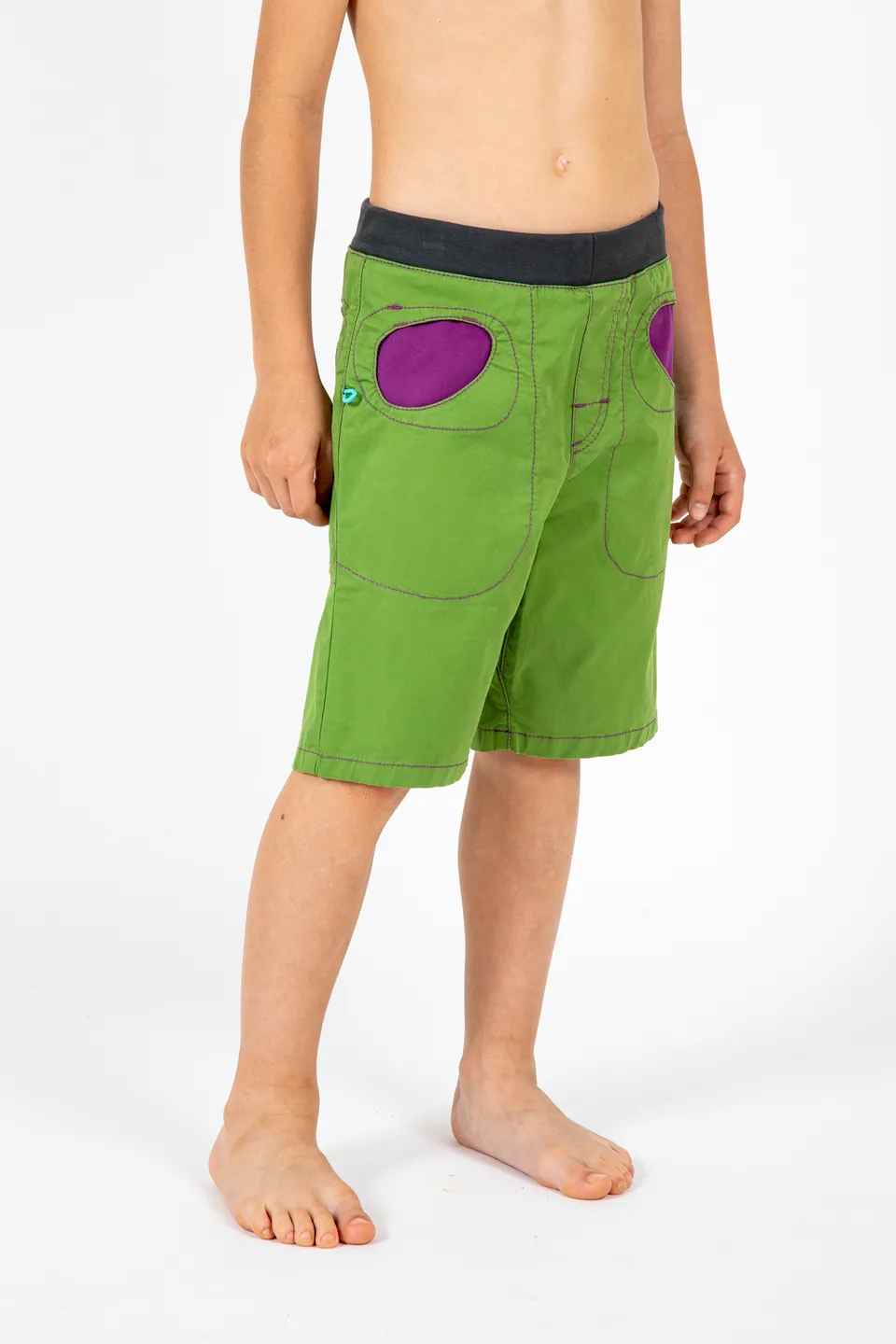 e9-brc-short-shorts-greenapple-bio-baumwolle-kinder image 1