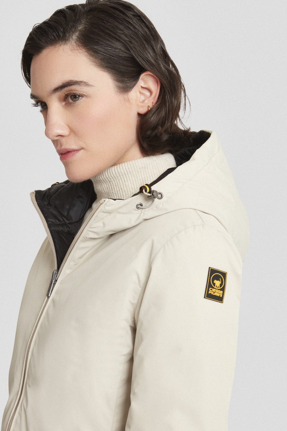 ciesse-outdoor-piumini-daunenjacke-wendbar-beige-schwarz image 3