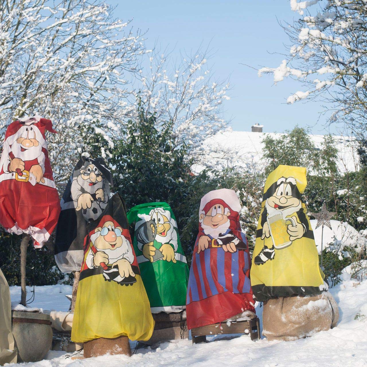 afp-winter-vlieshaube-fan-gelb-schwarz-110x150-cm-50g image 5