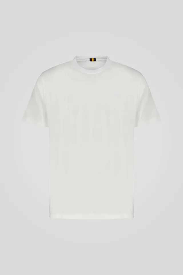 ciesse-outdoor-t-shirt-weiss-baumwolle-rundhals-mit-ton-in-ton-logo image 1