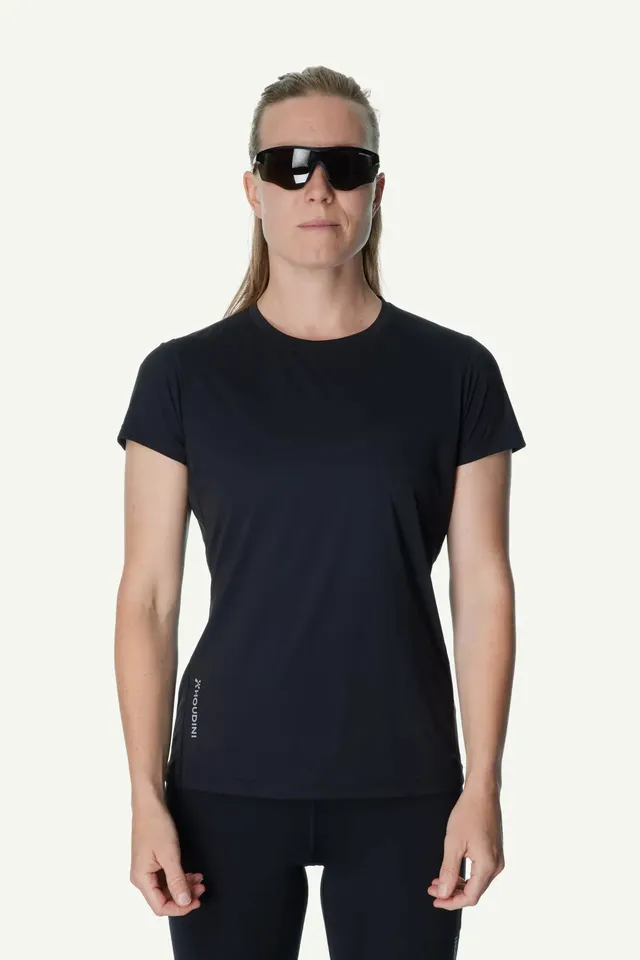 houdini-pace-air-tee-t-shirt-damen-true-black-schnelltrocknend image 1