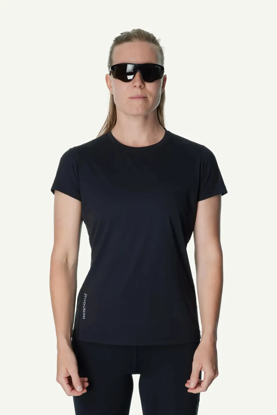 houdini-pace-air-tee-t-shirt-damen-true-black-schnelltrocknend image 1