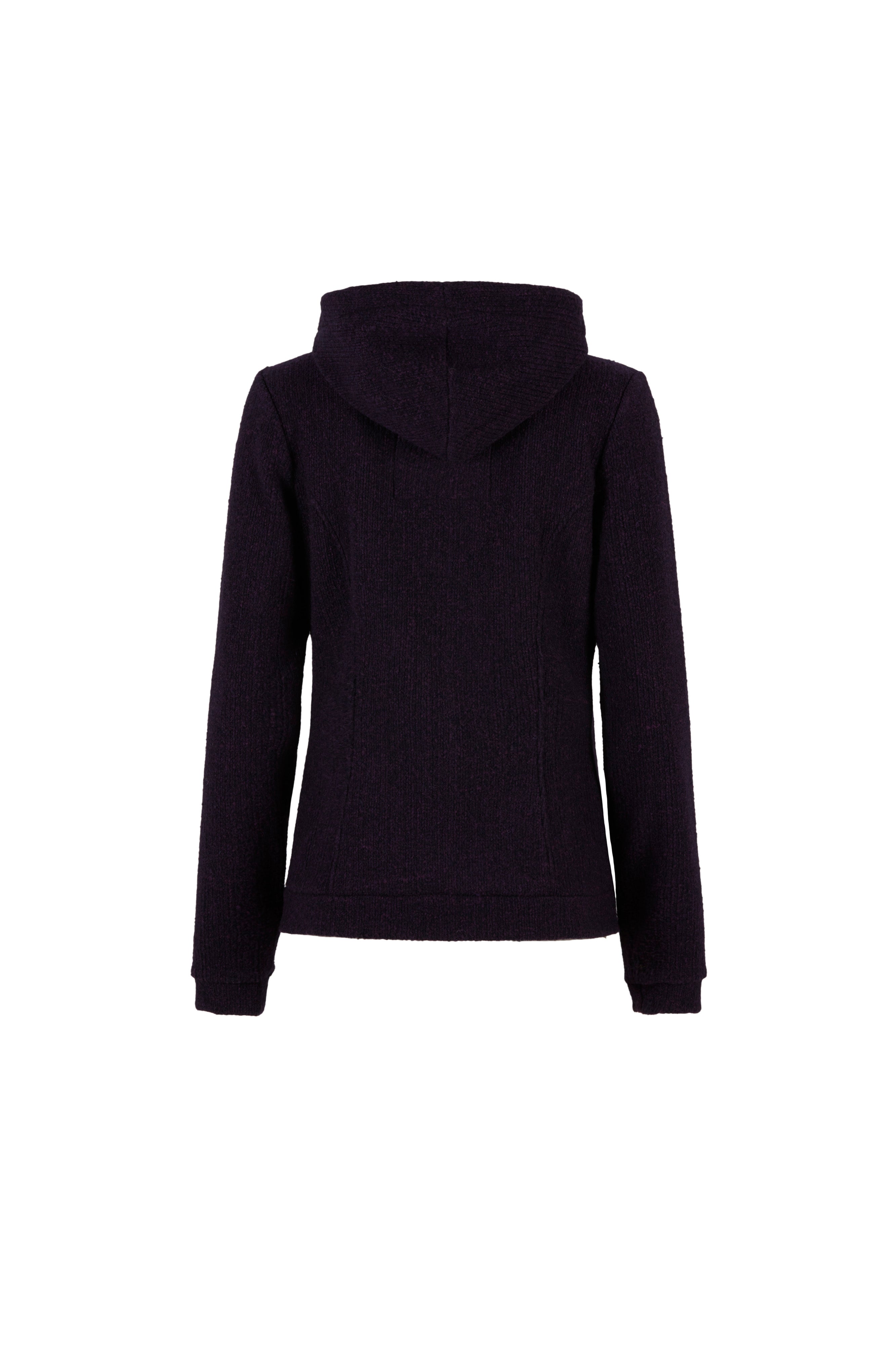 e9-mimma-strickjacke-bordeaux-cream-hoodie-damen image 7
