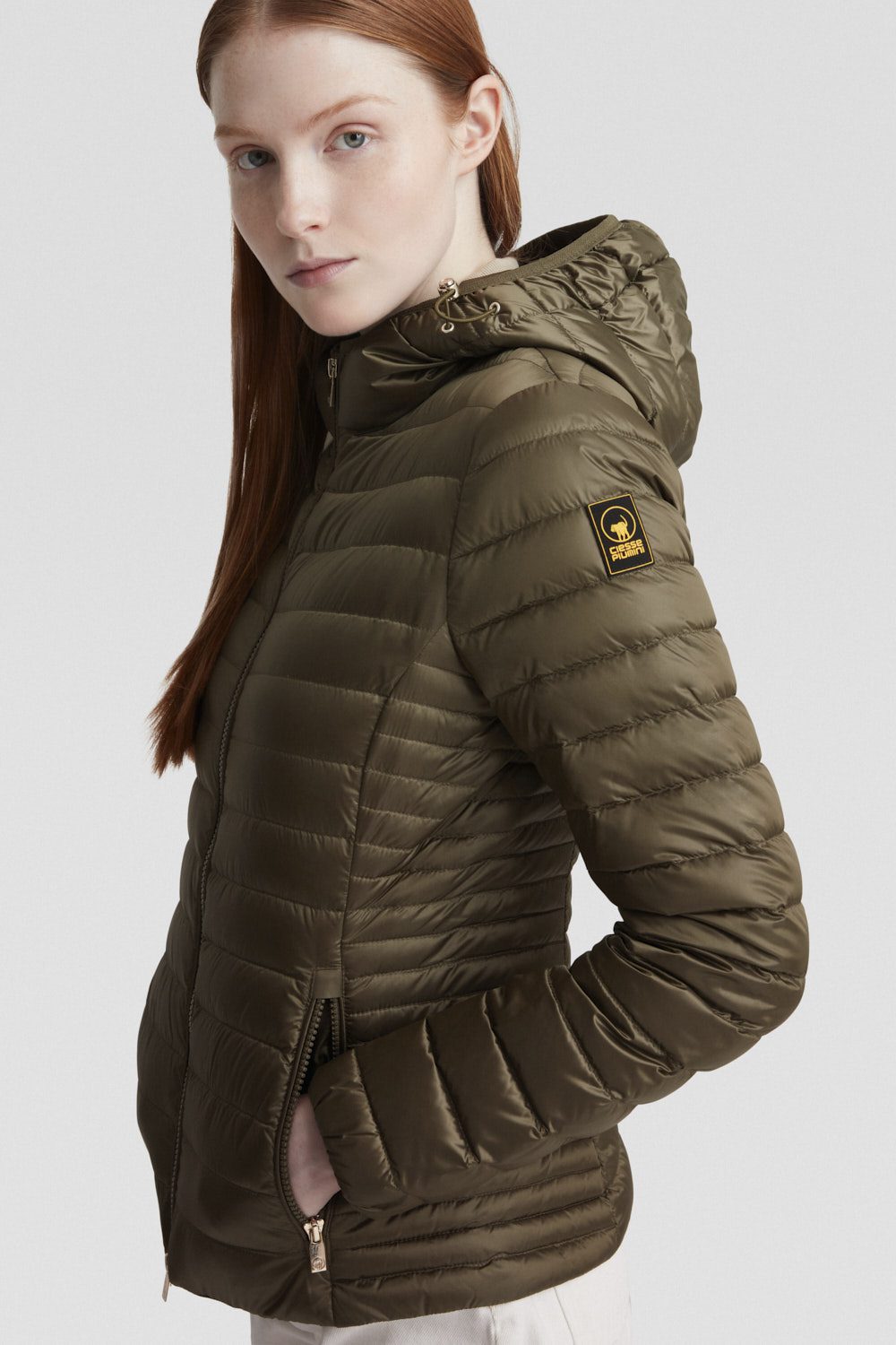 ciesse-outdoor-daunenjacke-military-gr-n-kapuze-echte-daune image 6