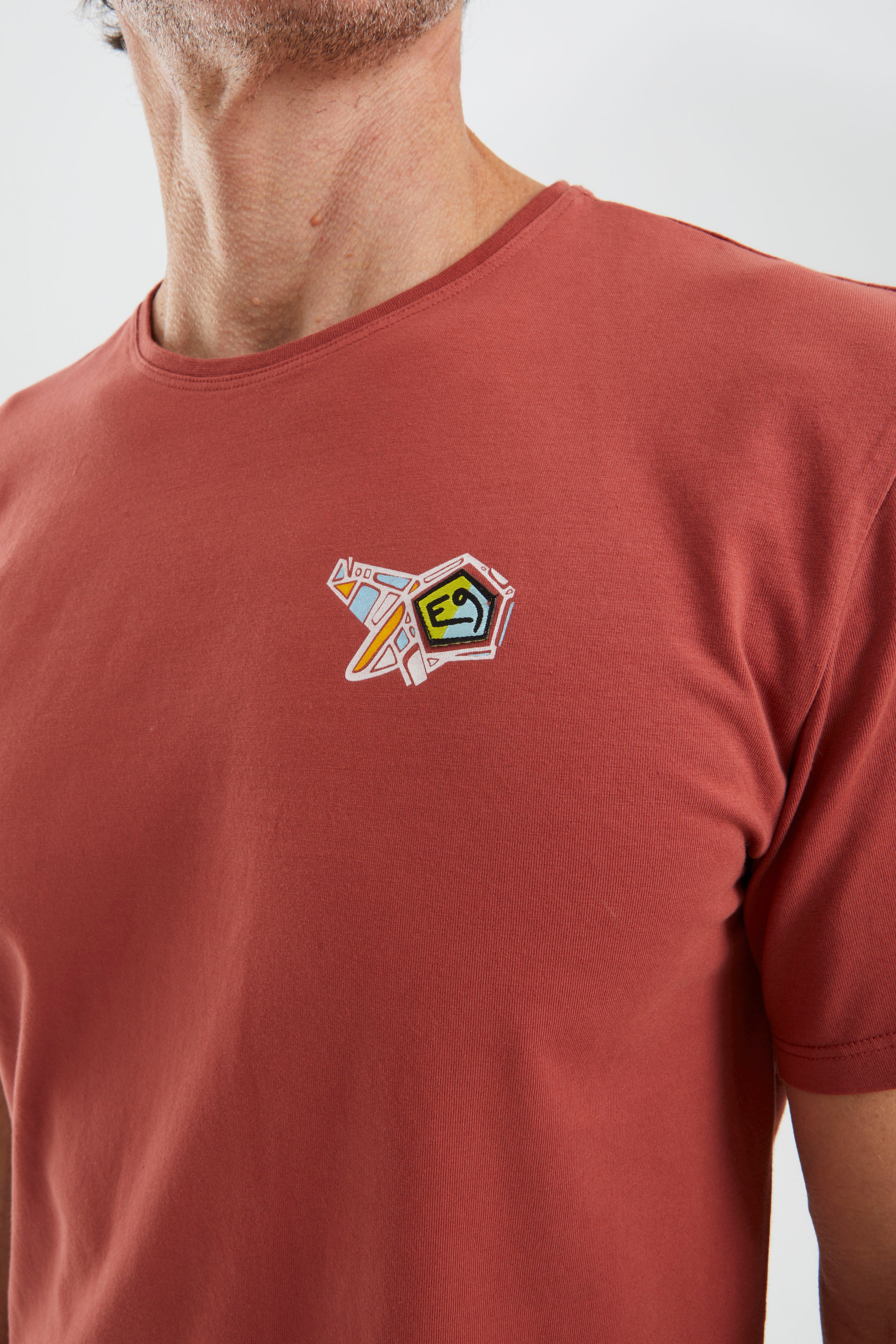 e9-onemove-t-shirt-bio-baumwolle-logo-regular-fit image 2