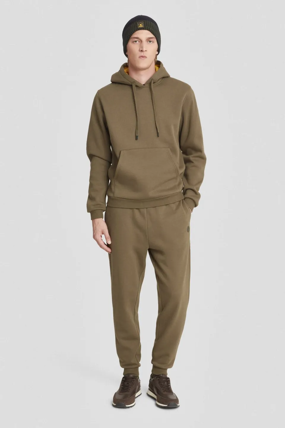 ciesse-pantaloni-jogginghose-oliv-baumwolle-kordelzug image 1