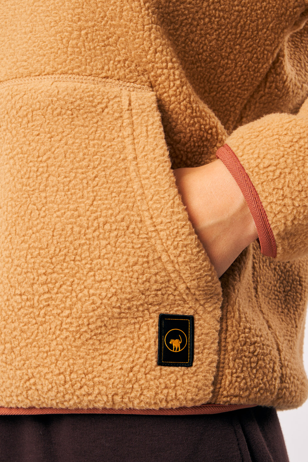 ciesse-outdoor-alix-teddyjacke-beige-damen-zip image 4