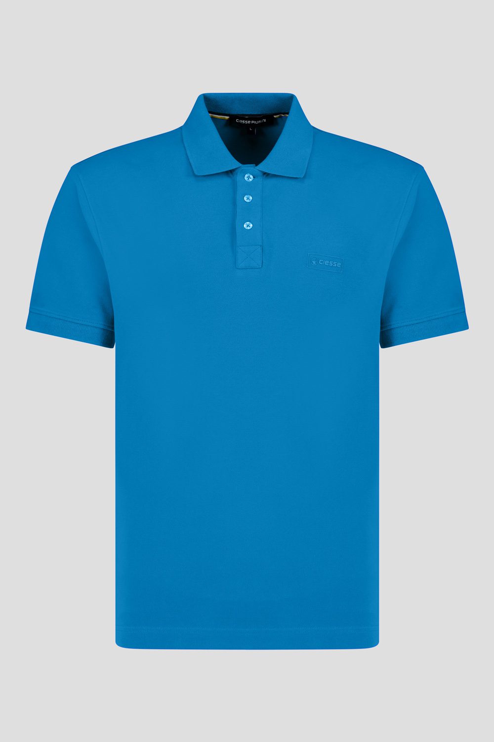 ciesse-polo-poloshirt-blau-jersey-stretch-kurzarm image 5