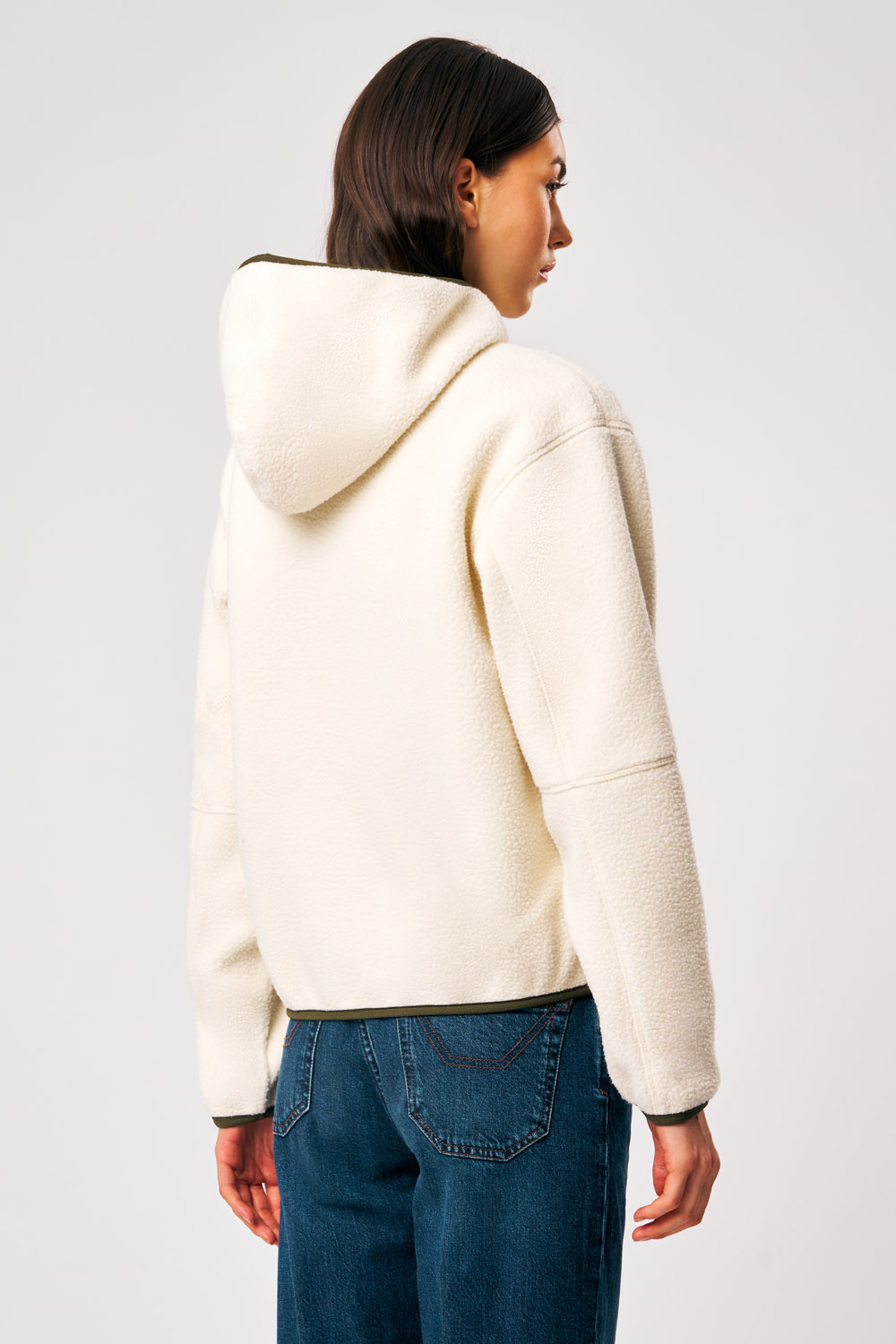 ciesse-outdoor-alix-teddy-fleece-damen-wei-mit-reiverschluss image 5