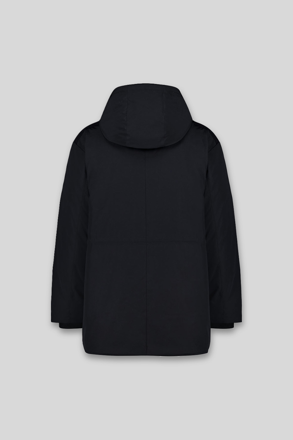 ciesse-montana-parka-schwarz-recycelt-abnehmbare-kapuze image 2