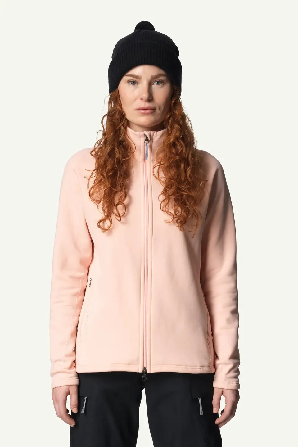 houdini-power-up-jacket-damen-true-black-fleece-leicht image 1