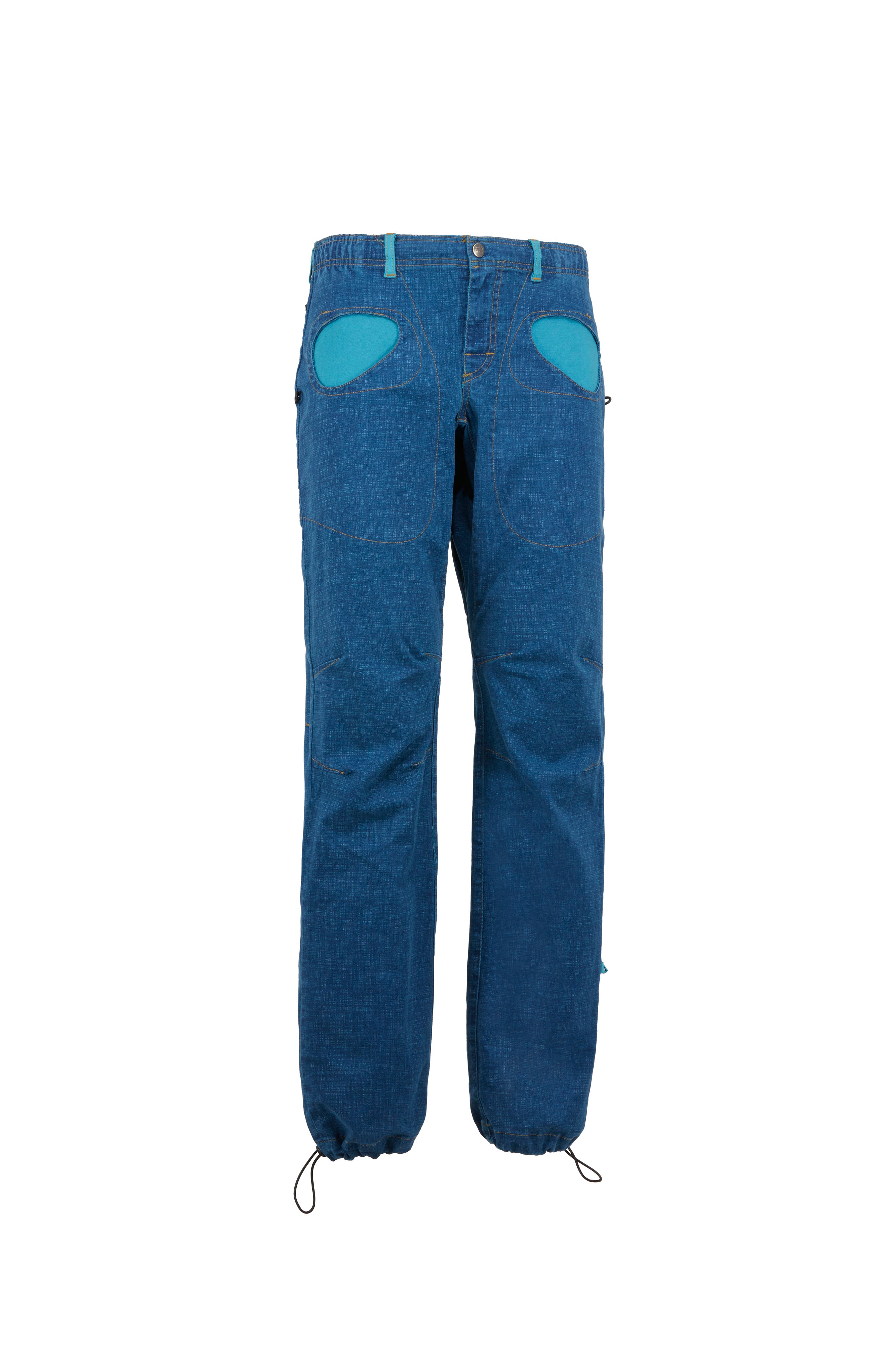 e9-rondo-x2-kletterhose-turquoise-bio-baumwolle image 4