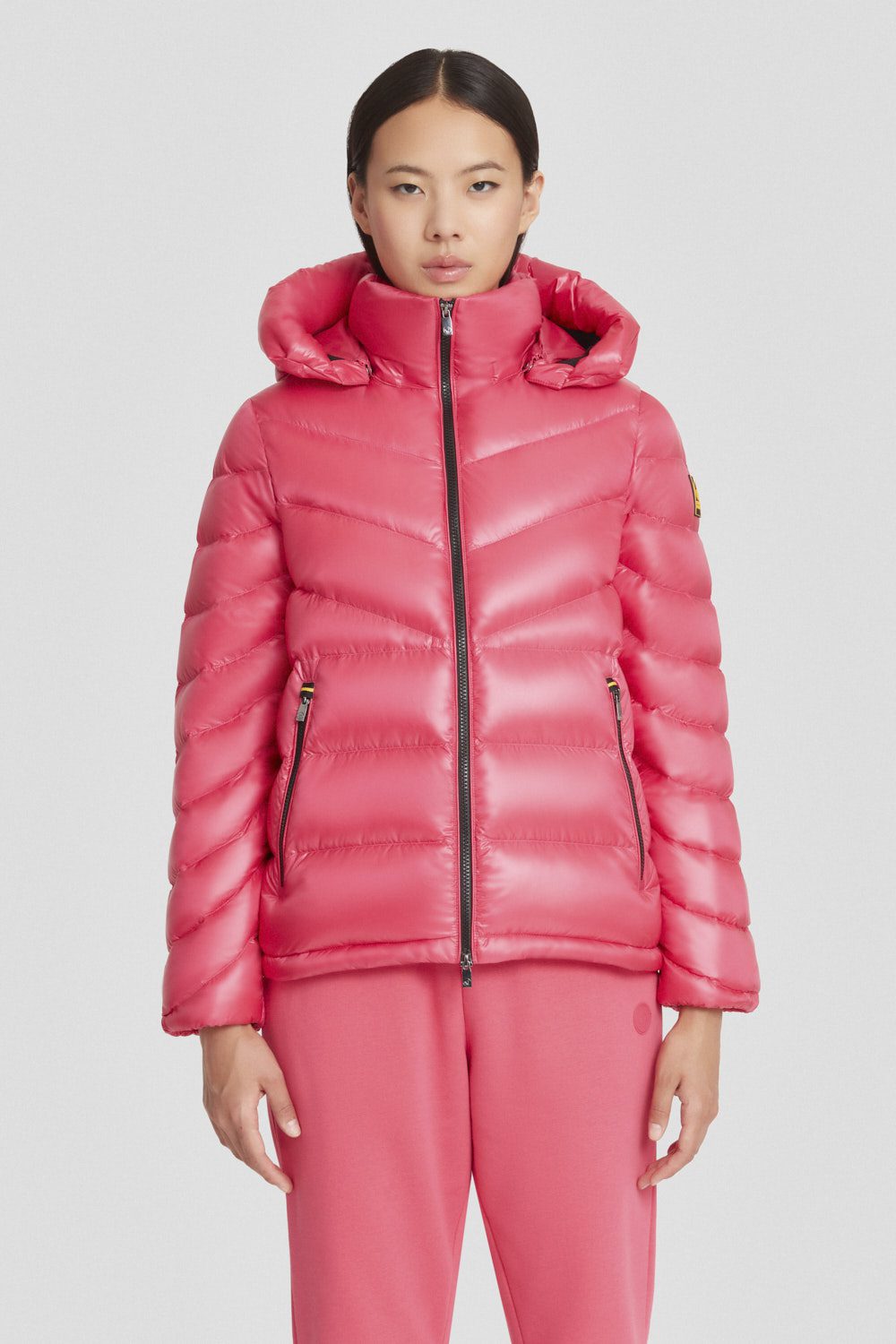 ciesse-outdoor-daunenjacke-kurz-fuchsia-kapuze-abnehmbar image 2