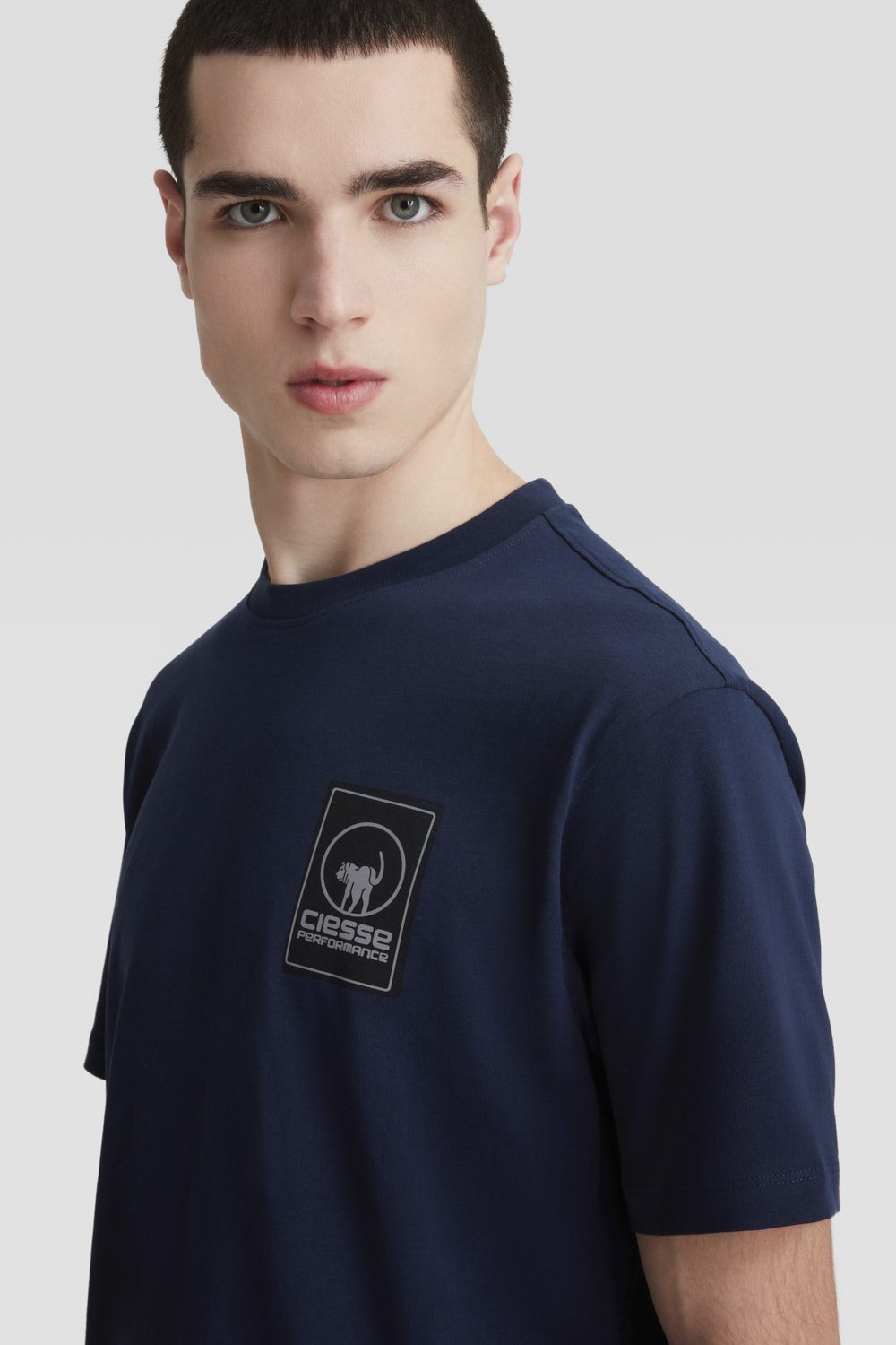 ciesse-outdoor-t-shirt-baumwollshirt-blau-rundhals-regular image 6