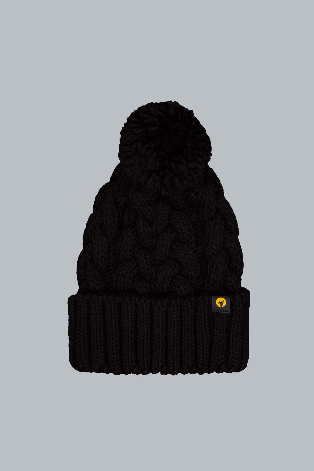 ciesse-outdoor-scilly-m-tze-schwarz-zopfstrick-bommel image 1