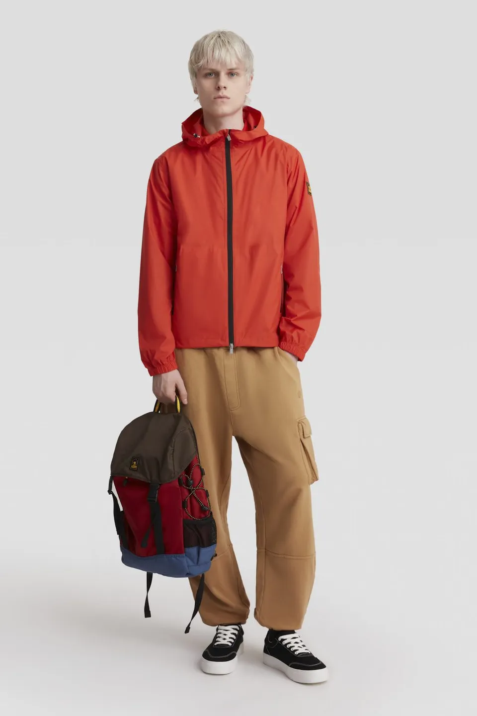 ciesse-outdoor-windbreaker-regenjacke-rot-mit-kapuze image 1