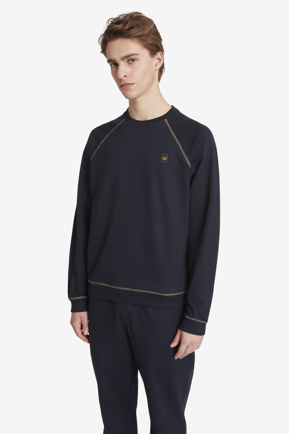 ciesse-flea-4-0-sweatshirt-dunkelblau-baumwolle-herren image 2