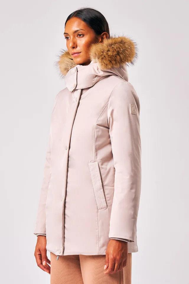 ciesse-luana-parka-damen-wei-mit-kapuze-winter image 1